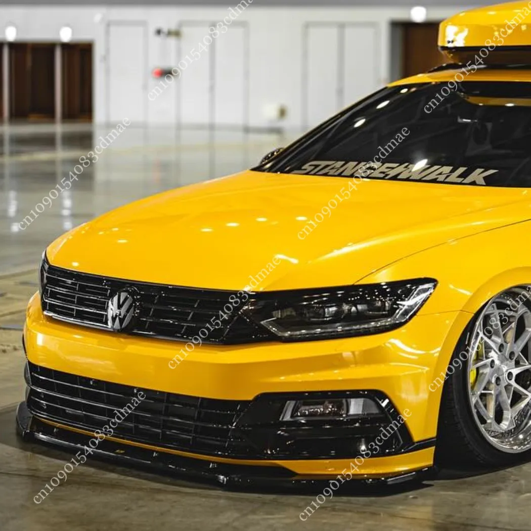 

Front Headlight Eyelid Eyebrow For Passat B8 B8.5 TDI TSI R-Line 2016-2023 Gloss Black Cover Trim ABS Spoiler Splitter Body Kits