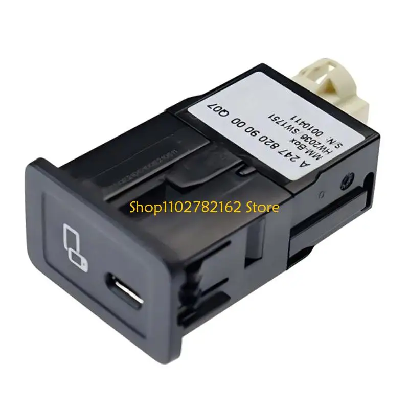 

547B Car Data Sync USB Plug Panel for GLA B GLB Auto Accessories Easy Installation