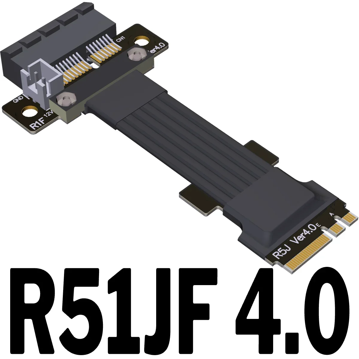M.2 WiFi To Pcie X1 Extension Cable M2 A.E Key for PCIE 4.0 1X Interface Transfer Extension Cable Supports Pcie4.0 X1 ADTLINK