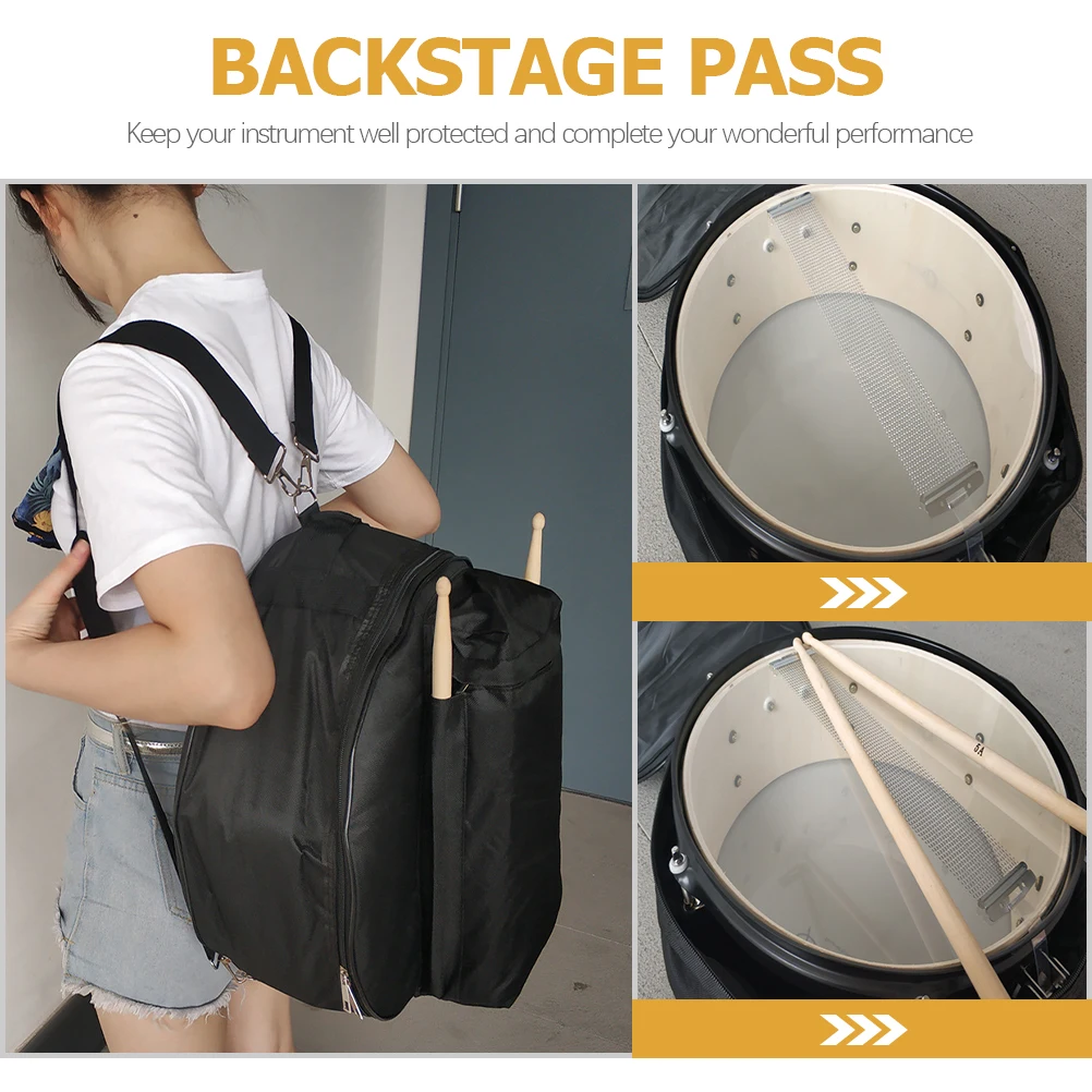 

Musical Instrument Storage Bag Snare Drum Case Backpack Rucksack Carry Portable Oxford Cloth Travel