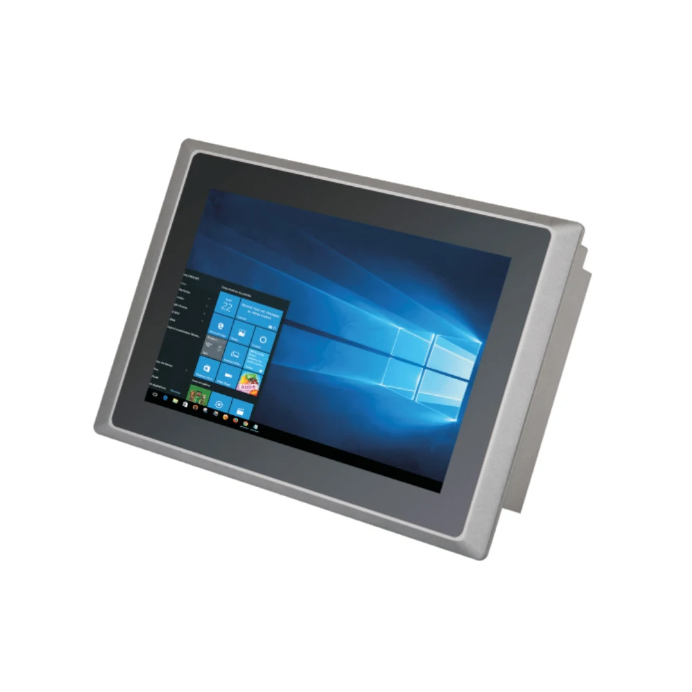 10.1 นิ้ว Fanless Touchscreen PC 12Th Core i5 1235U i7 1255U Dual COM IP65 กันน้ําคอมพิวเตอร์อุตสาหกรรม Windows11 VESA Mount