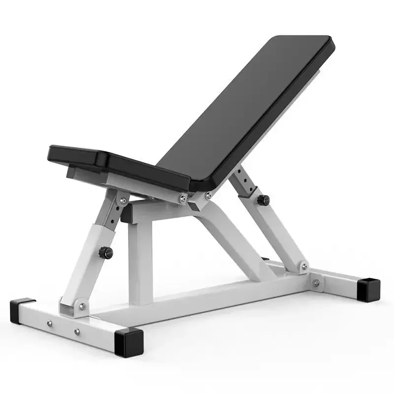 2026 Professional Workout Adjustable Barbell Bench Chair And Squat Rack Strength Training Bench Press