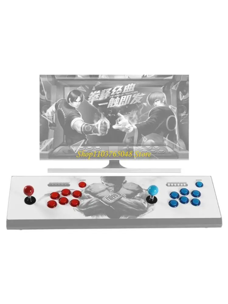 

R53E USB DIY Arcade Parts with 20 LED Arcade Buttons 2 Player Arcade Game