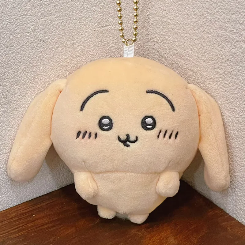 jiyiUsagi Plüsch-Schlüsselanhänger, niedlicher Hasen-Taschenanhänger mit schlappigen Ohren, weiches, flauschiges Sammler-Accessoire für Fans und Teenager – Detail 2