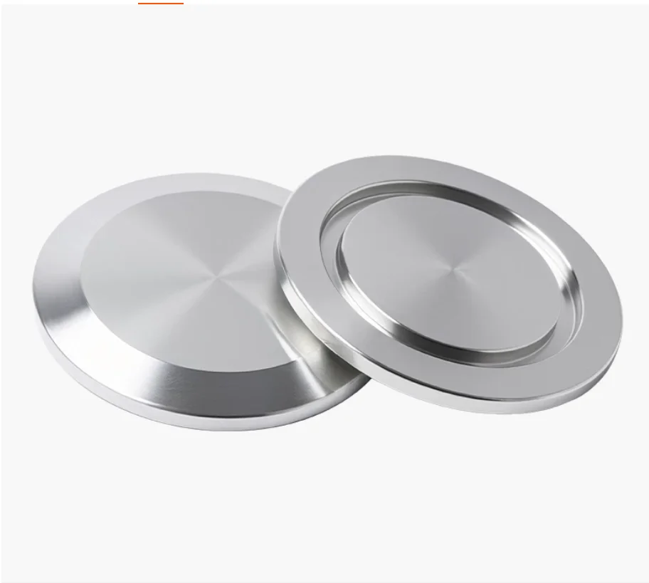 KF50/63/80/100 Vacuum Blind Plate KF Vacuum Tube Baffle Stainless Steel 304 Fast-install Cover Plate Vacuum Flange Baffle Plate