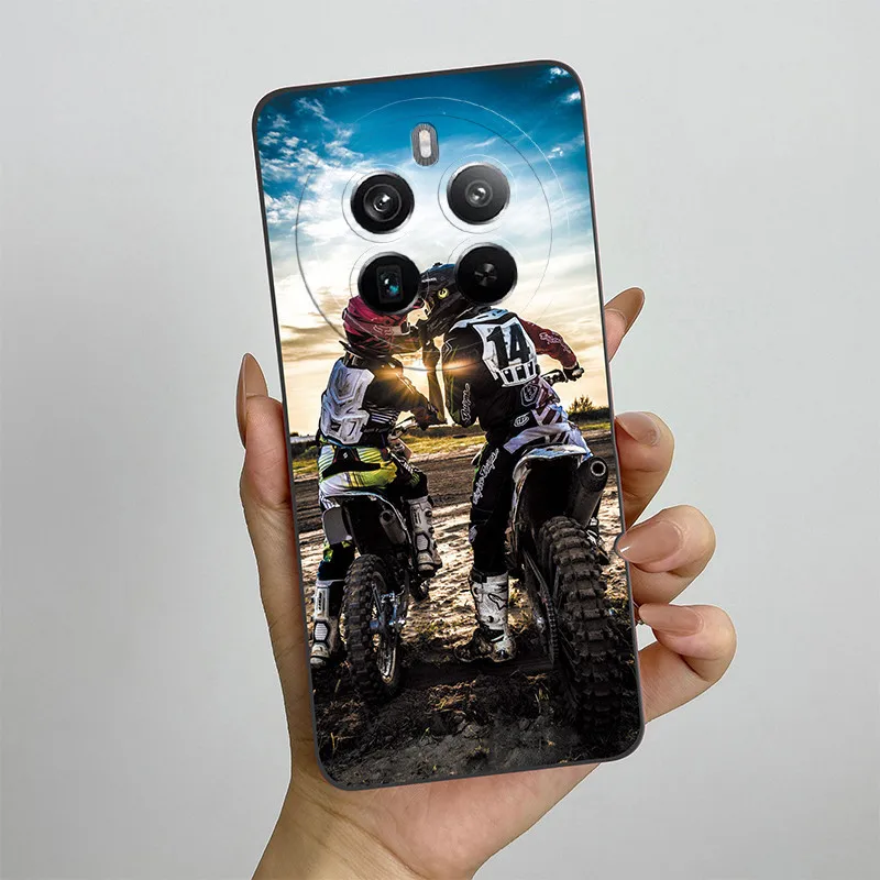 For Realme 12 Pro Plus Pro+ 5G Case Realme12 4G RMX3867 12 Plus 12+ Soft Silicone Shockproof Cover Painted TPU Protective Shell
