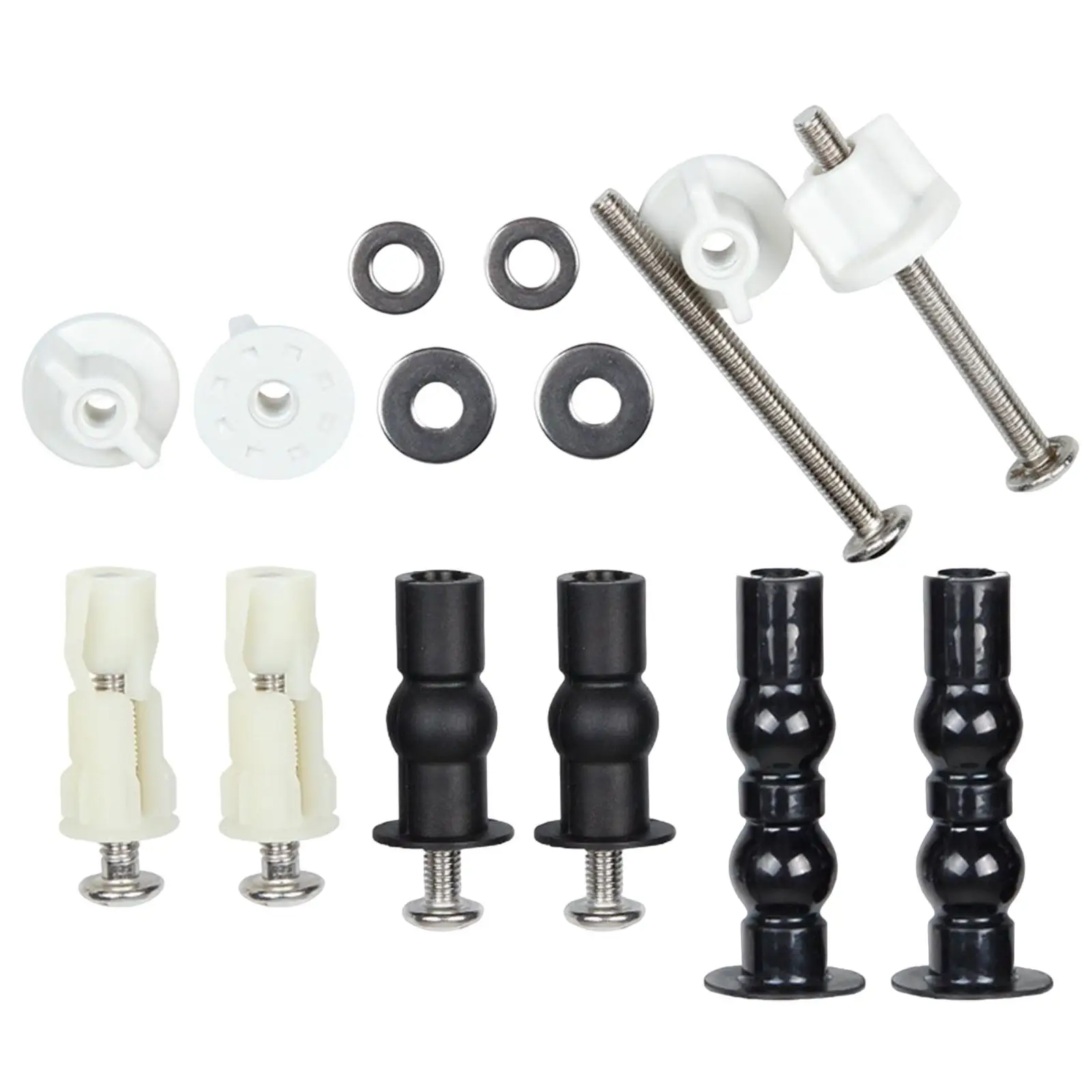 Universal Toilet Seats Screws Bolts Fixtures Tightening Kit Toilet Seat Fixings Expanding Nuts Screws Mount