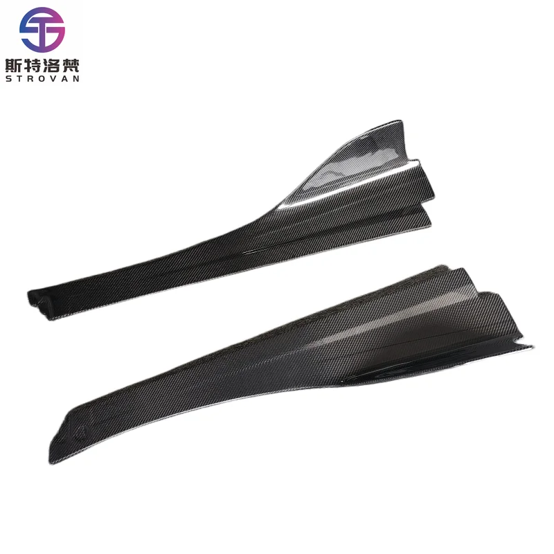 

STLF Used for the 2015-2018 Mclarens 720S Upgraded V-style True Carbon Fiber Side Skirt Body Kit