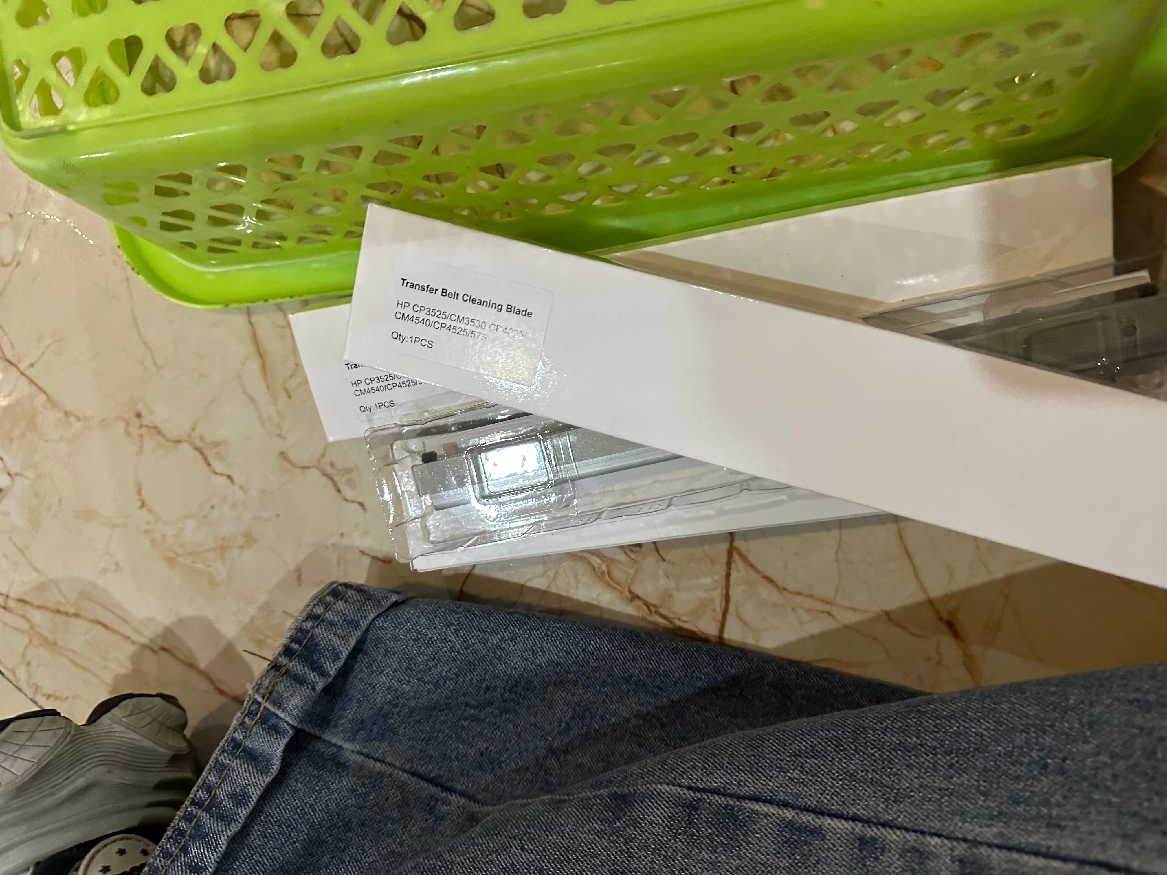 1X CC468-67907 نقل حزام تنظيف شفرة ل HP CM3530 CP3520 CP3525 500 اللون M551 M570 M575 CM4540 CP4025 CP4525 M651 M680