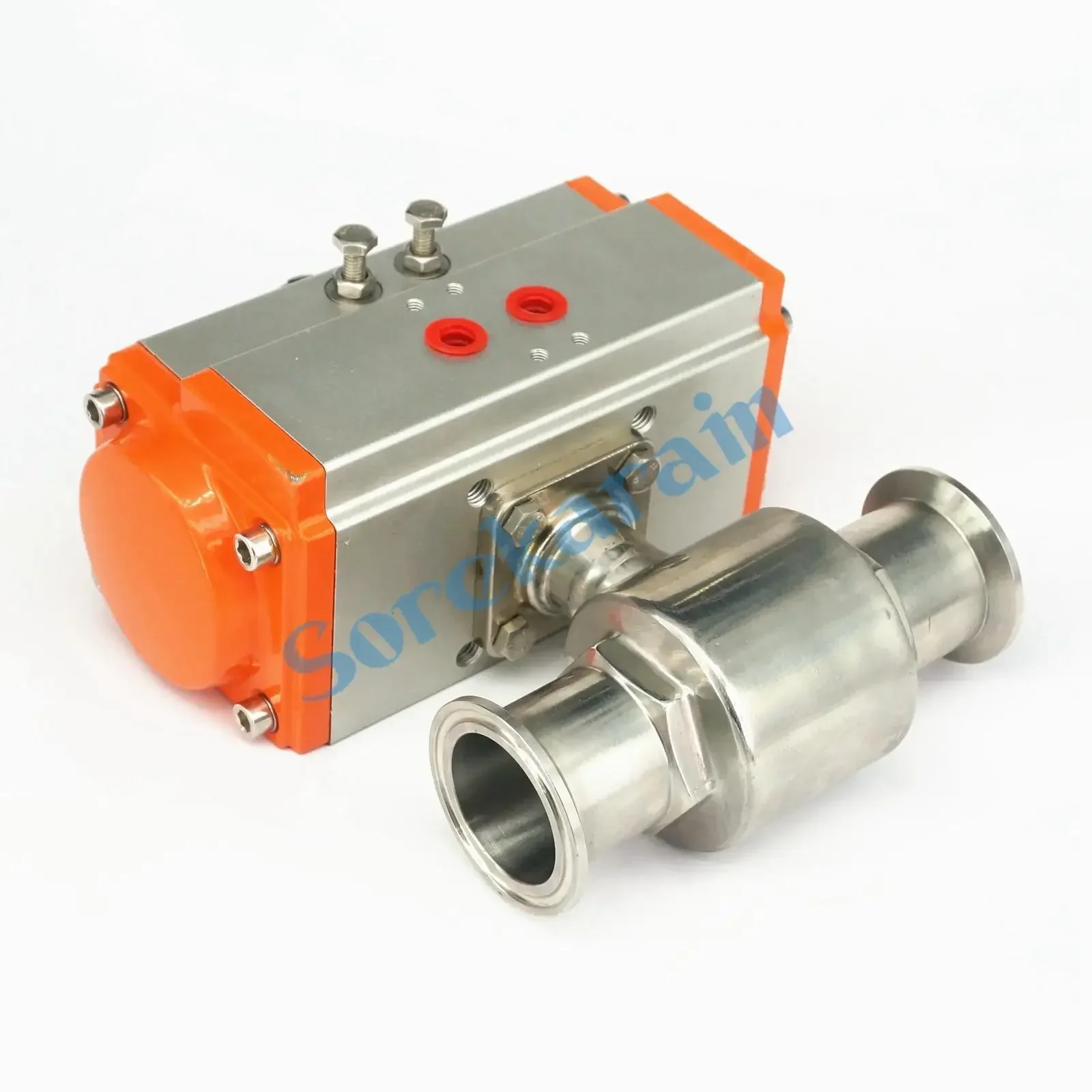 1.5" 2" Tri Clamp Ferrule O.D 25.4mm/50.5mm/64mm 304/316 Stainless Steel Sanitary Pneumatic Ball Valve