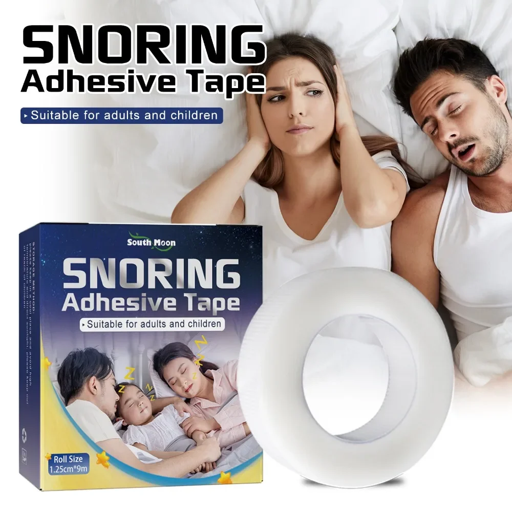 

Anti-snoring Mouth Tape Adhesive Sleep Mouth Tape for Nose Breathing Gentle Physical Hypoallergenic Sleep Aids Mouth Tape