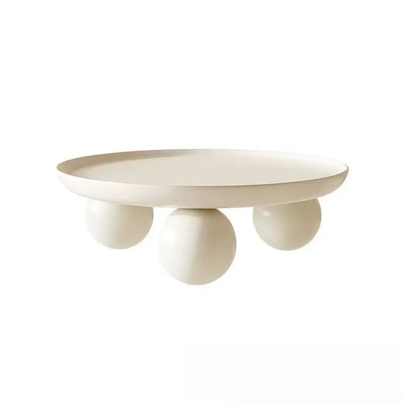 

Round cream wind coffee table living room home creative Nordic simple modern small apartment sofa round