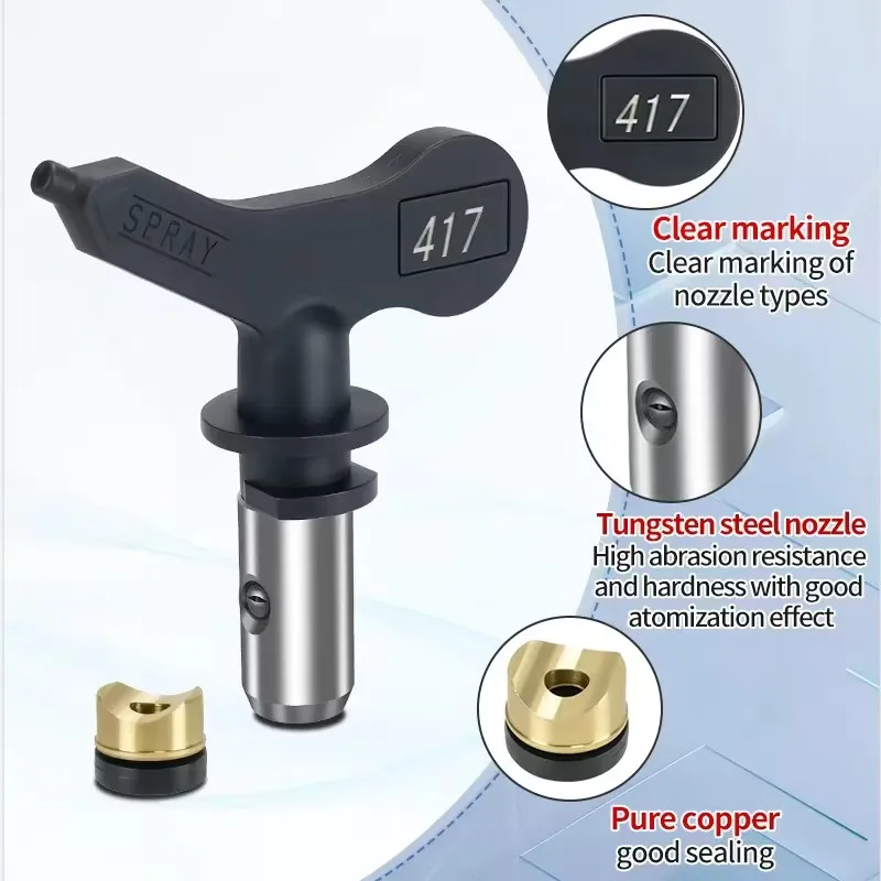 Реверсивная насадка для безвоздушного распылителя 211,315,417,515,517 523, аксессуары для распылительного пистолета с переключателем