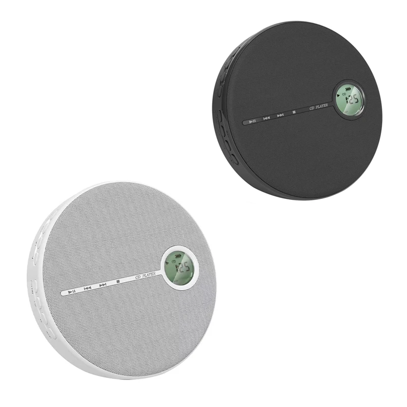 

B37B-перезаряжаемый Bluetooth CD-плеер, музыкальный проигрыватель компакт-дисков для автомобиля/путешествий, домашнее аудио со стереодинамиком, AUX, USB