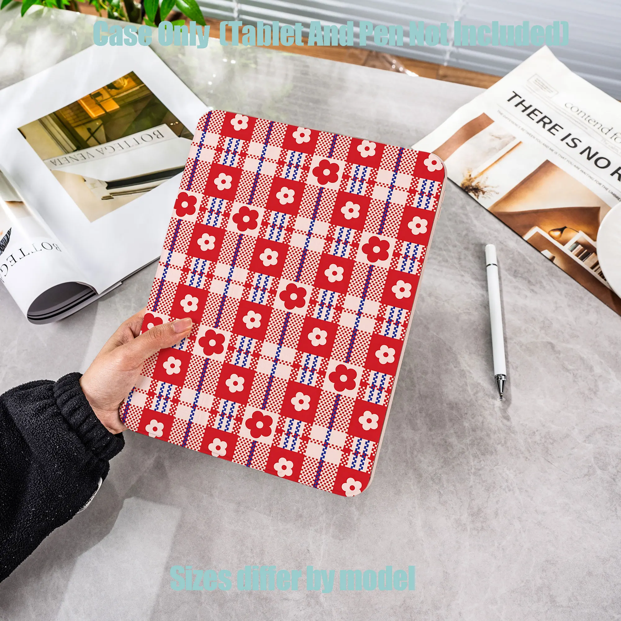 Shockproof TPU Tablet Protective Case with Pencil Holder Auto Sleep Wake for Apple /Samsung/Xiaomi/Redmi/Huawei/Honor