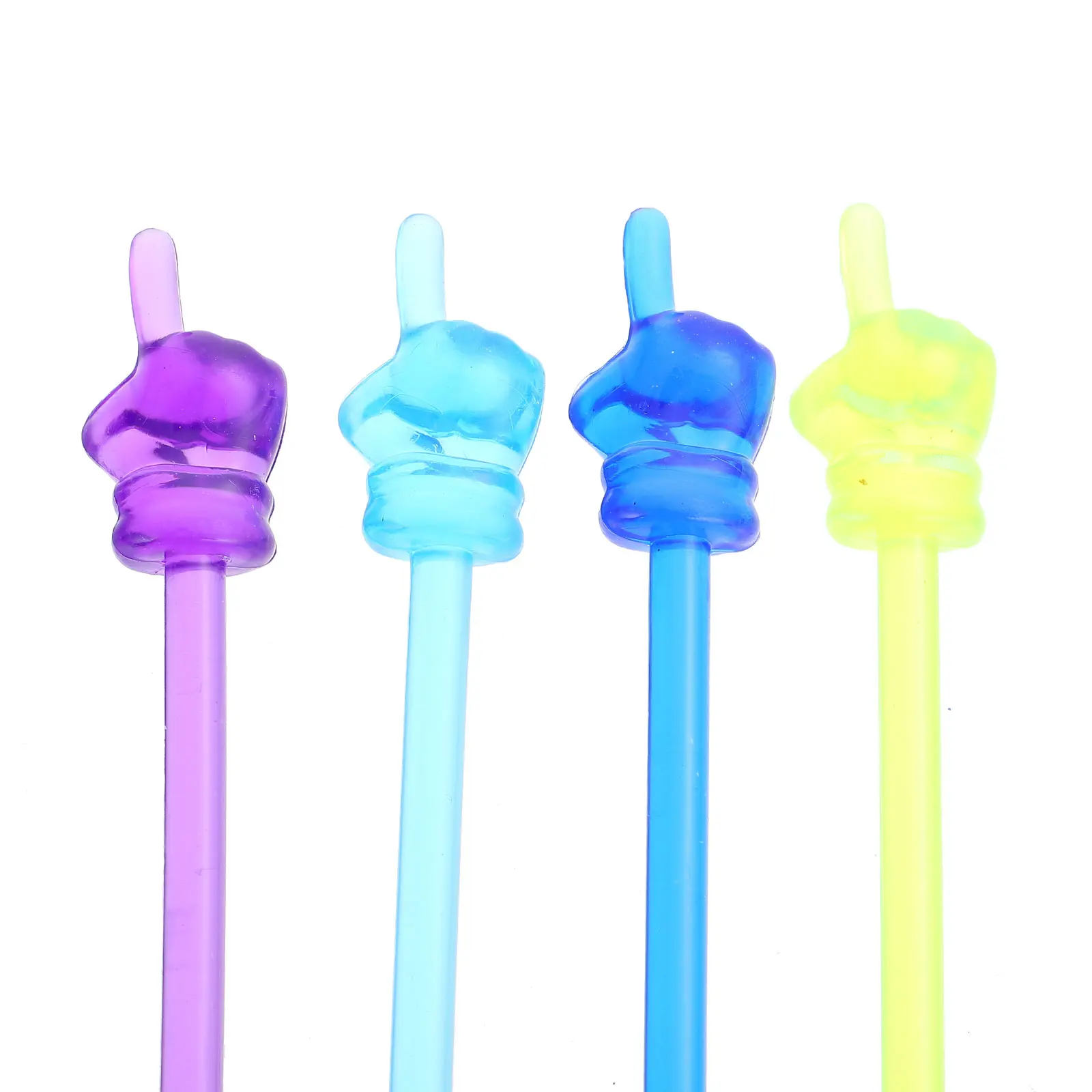 

4Pcs Gesture Sticks Birthday Decorations Pointers Club Glow Stick Club Party Supplies Vocal Concert Gifts