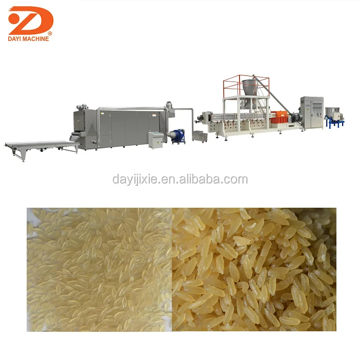 大型産業用自動インスタント栄養米製造機サプライヤー 1000kg/時 栄養米精米機