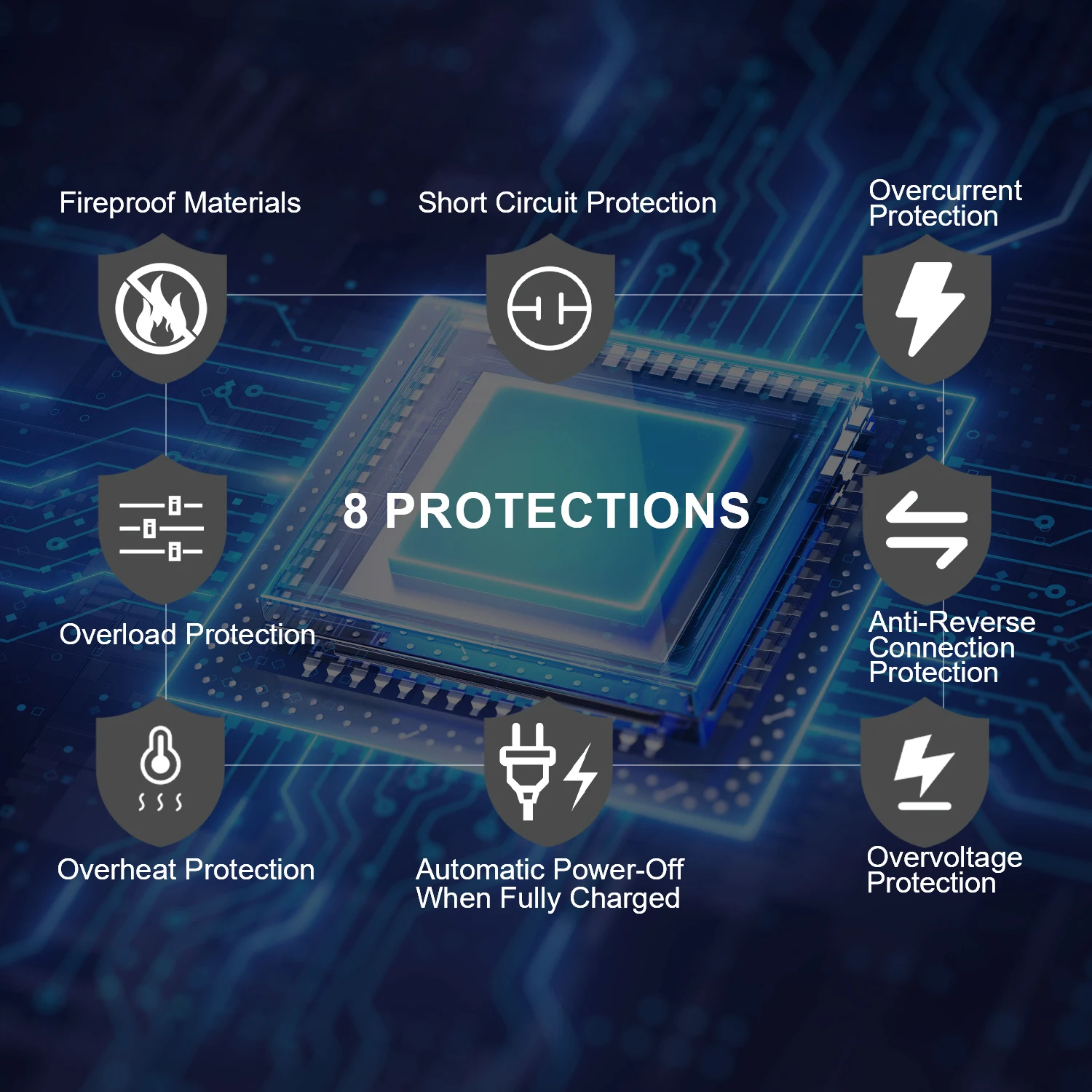 سيارة دراجة نارية شاحن بطارية الرصاص الحمضية AGM شاحن جل التلقائي للسيارة/RV/ATV/قارب مع شاشة الكريستال السائل 12 فولت 2A ذكي #4