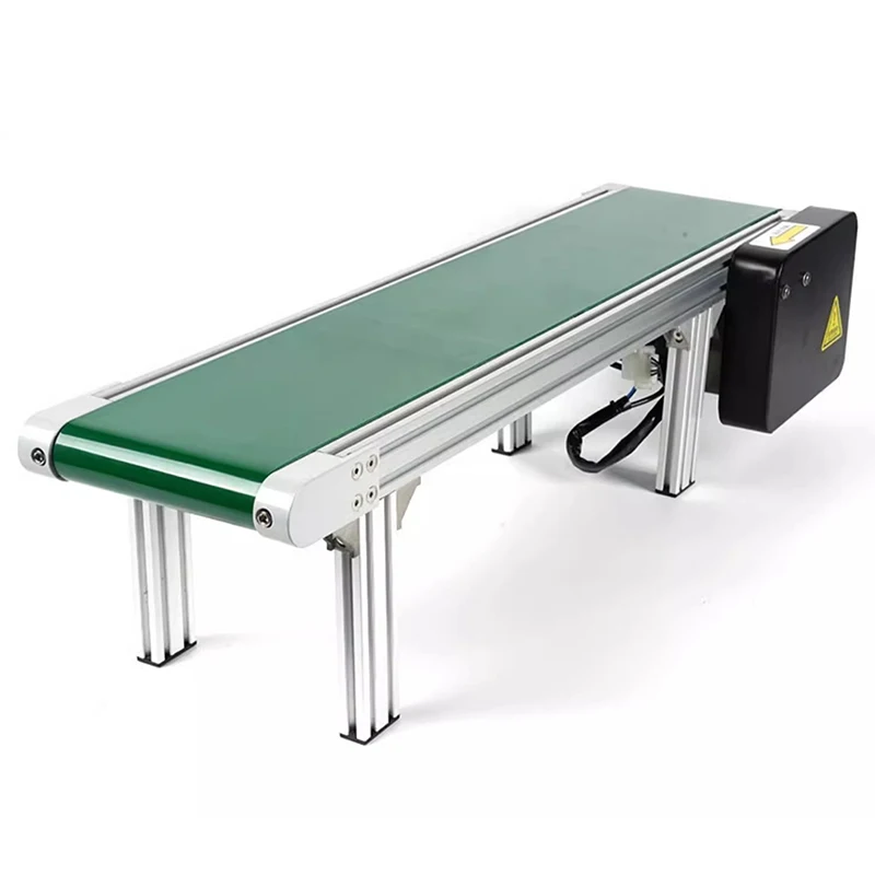 Aluminum profile conveyor belt small conveyor belt climbing assembly line food punch sorting and marking machine