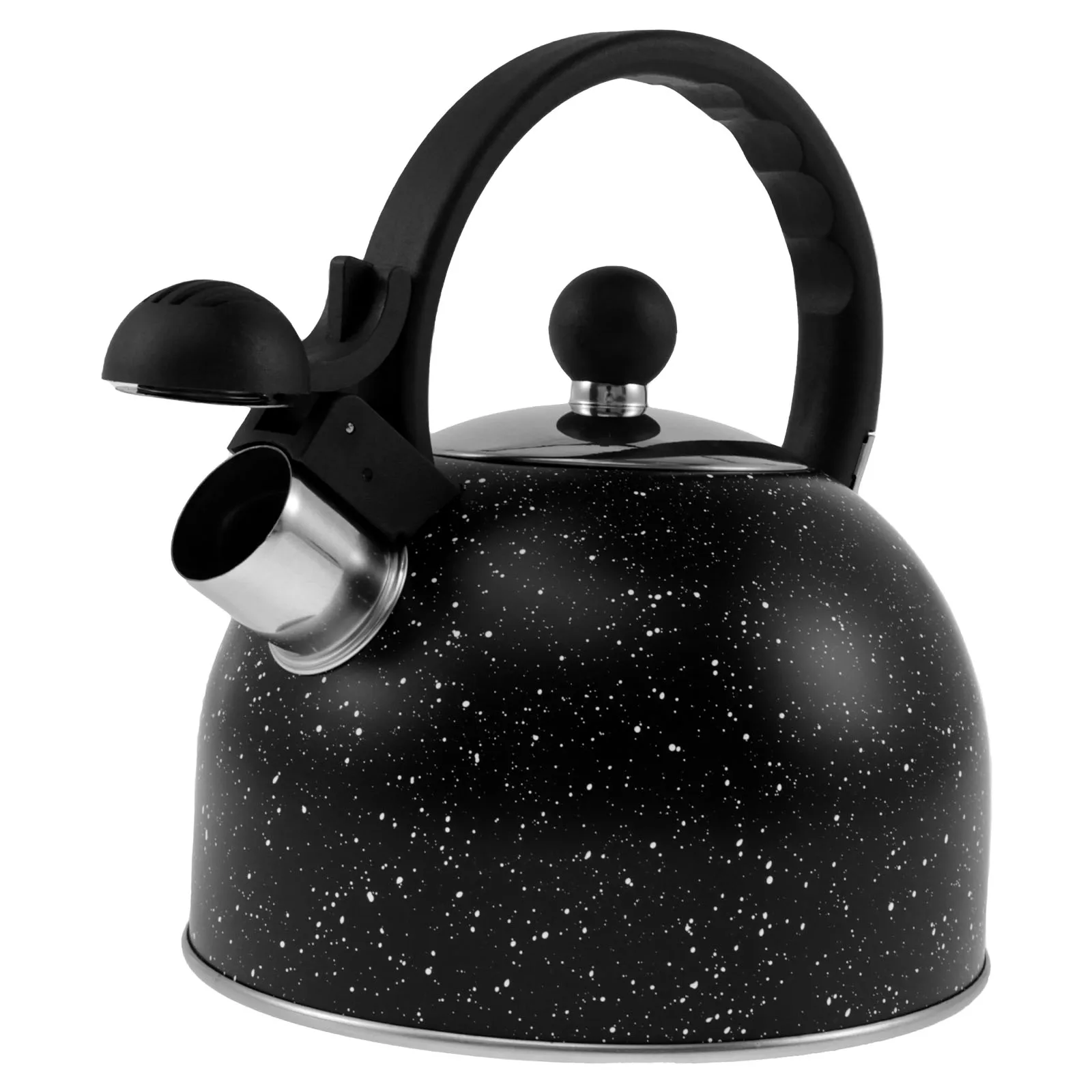 Tea Kettle, 2L Stainless Steel Whistling Tea Kettle, Stovetop Whistling Teakettle with Ergonomic Handle,Tea Pots for Stove Top