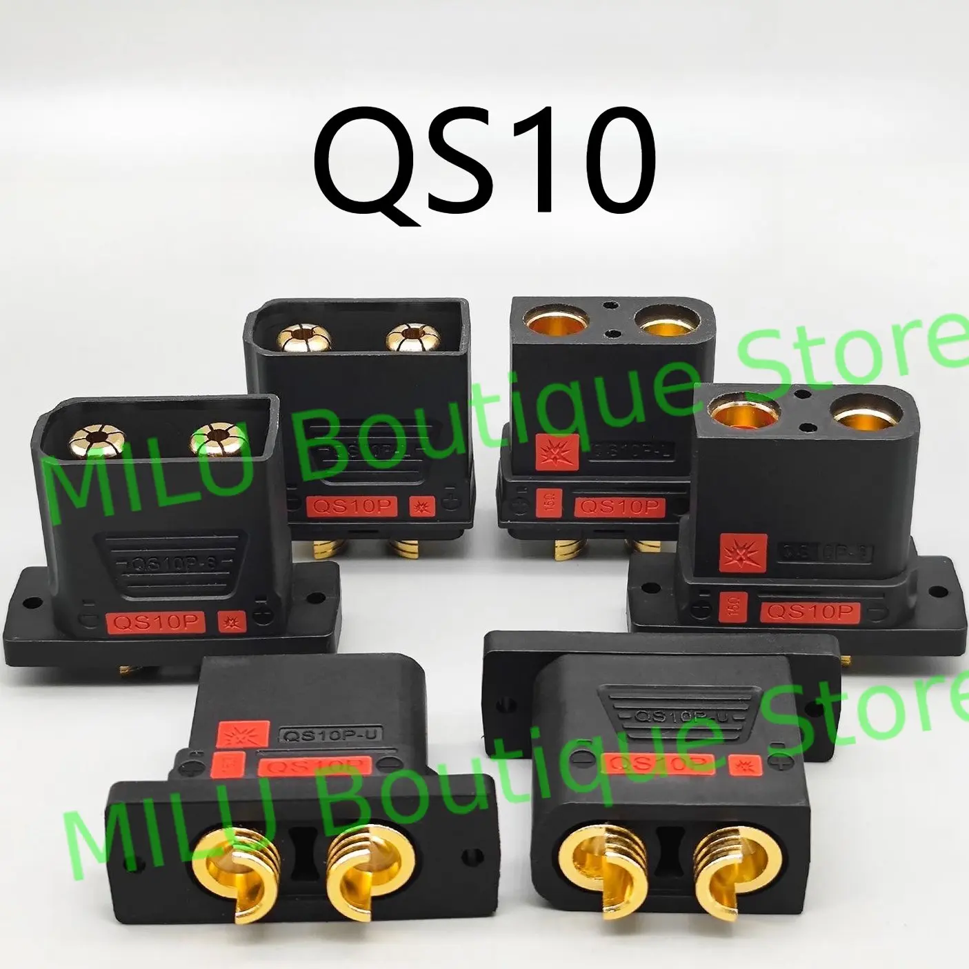 QS10 Series Battery Connector Anti-ignition Electric Vehicle Battery Terminal 210A QS10P-L-S-U Male Female Power Charging Plug