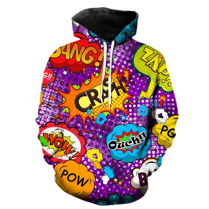 

Cartoon Explosion Graphic Sweatshirts Fashion Casual Hoodies for Men Clothes Manga Kids Tracksuit Funny Y2k Pullovers Hoody Tops