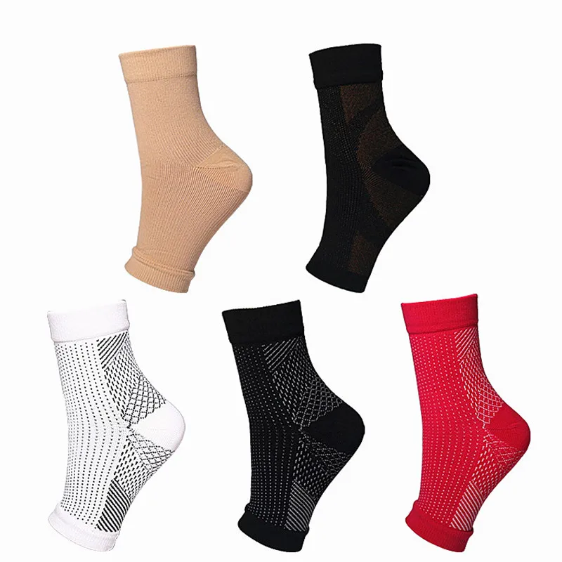 Men Women Foot Circulation Swelling Relief Foot Sleeve Socks Foot Anti Fatigue Compression Varicosity Ankle Support Socks