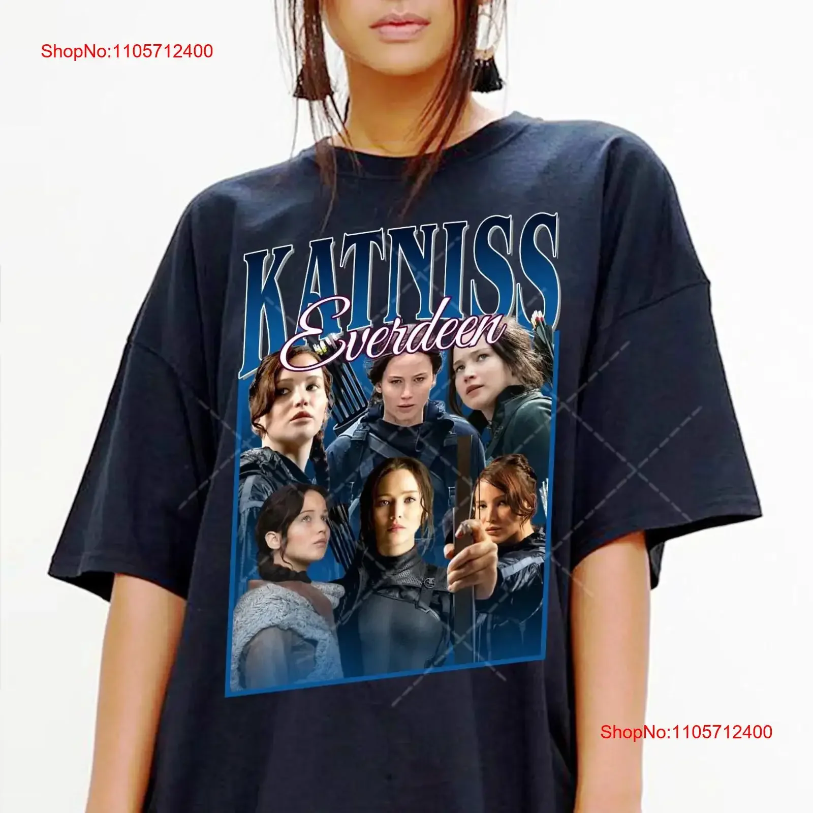 Limited Katniss Everdeen T Shirt Vintage 90s SweaT Jennifer Lawrence Movie vintage Washed Slightly Top For Everyday Wear