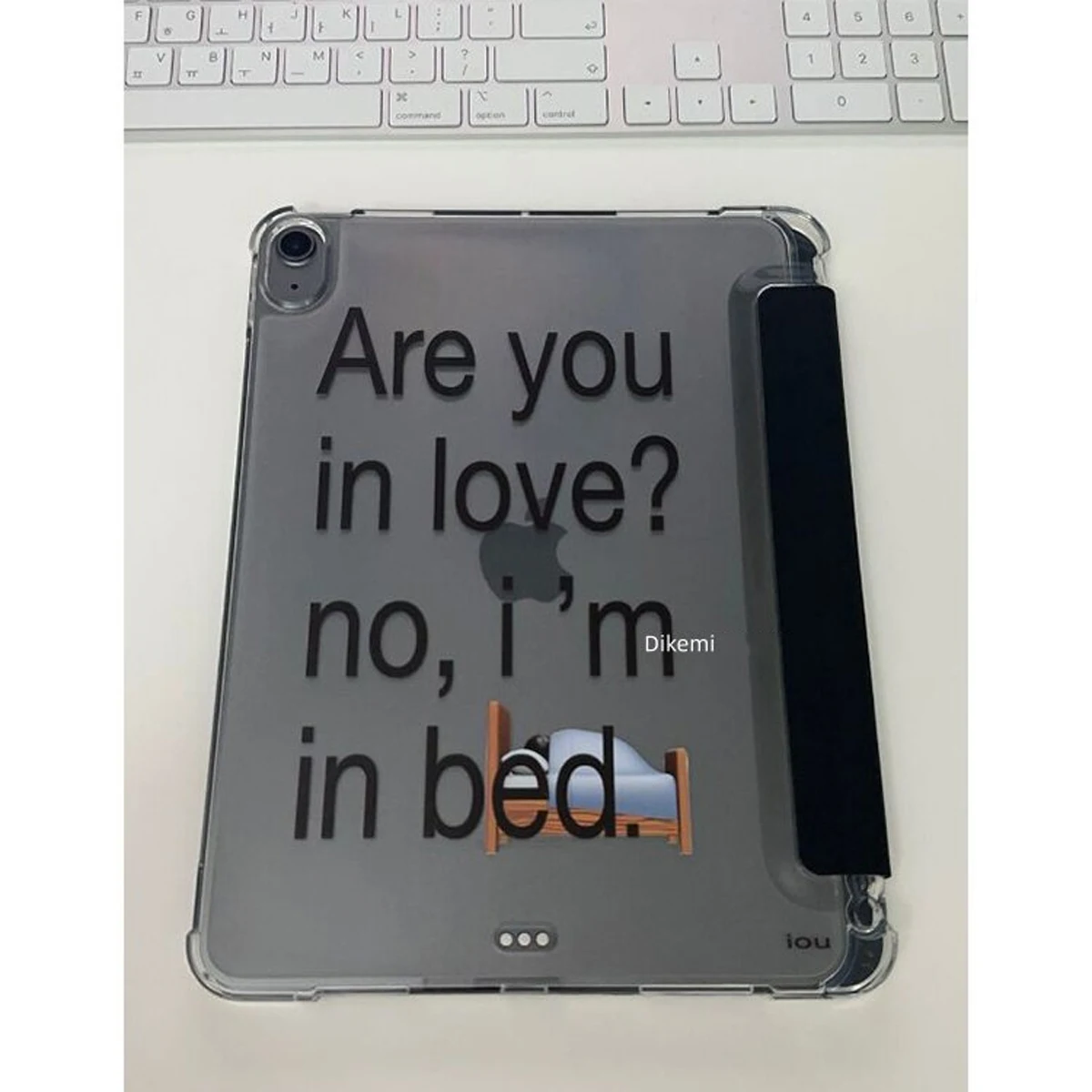 Interesting TextNew Tablet Case For iPad Pro 11 12.9in 13 15 M4 9.7 10.2 5/6th 7/8/9 10 11th MINI 6 7 Air 5 6 7 Trifold Case
