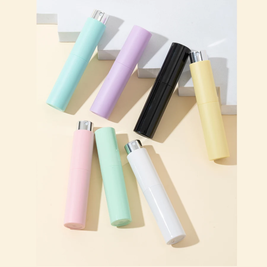 1PC Premium 10ml Roterende parfumspuitfles - Draagbare, aanvullende en geurloze ABS-plastic dispenser