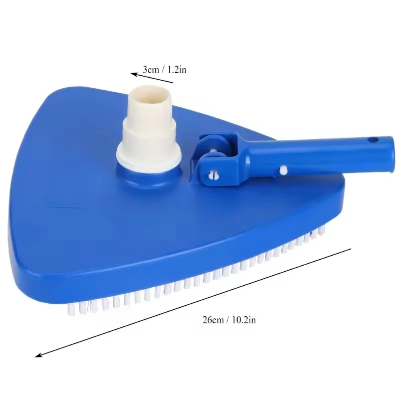 Triangular Vinyl Pool Vacuum Head, Weighted Swimming Pool Vacuums for Above Ground & Inground Pools