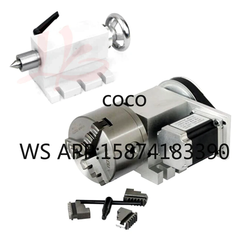 Affordable CNC Tailstock with MT2 4th Rotary Axis, Perfect for CNC 3040 6040 Router Lathe