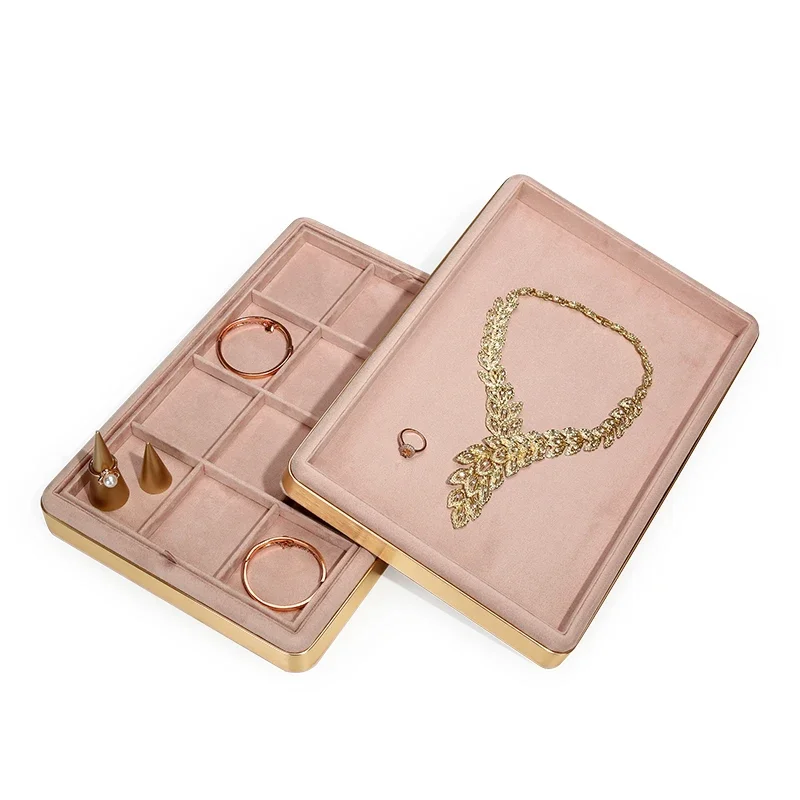 Jewelry tray jewelry swing plate necklace ring earring combination set plate jewelry live tray