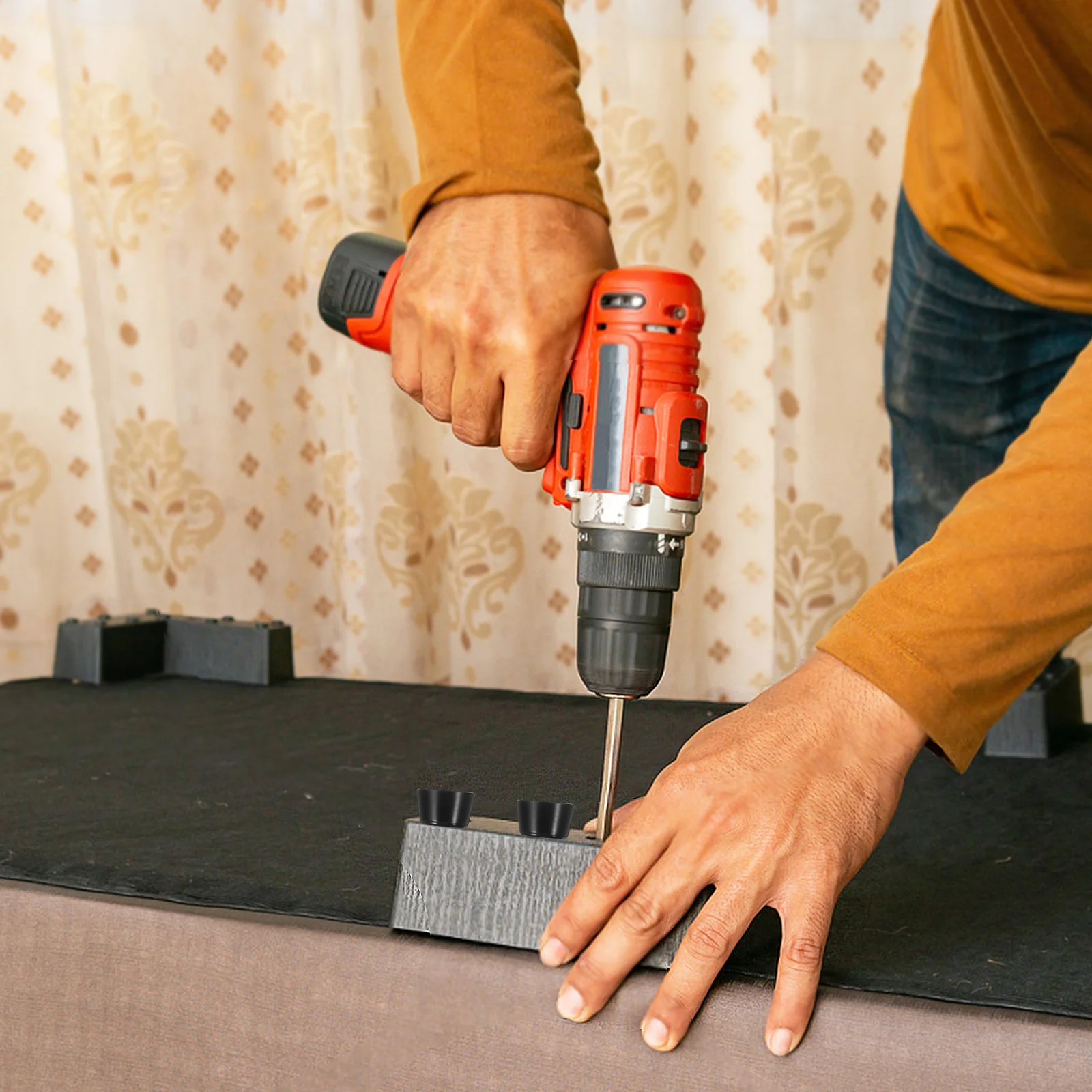 

10Pcs Silicone Furniture Pads Anti-Skid Non-Slip Anti-Vibration Appliance Feet Stabilizers Floor Protectors for Washers