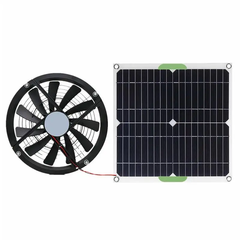 

Solar Vent Fan 12V Silicon Solar Exhaust Fans For Shed Portable Ventilator Great For Chicken Coop Greenhouse Dog House Shed Car