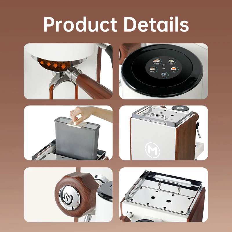 MDK Alles-in-één espressomachine MC-5T voor hotels en cafés Bar Kenmerken Koffie- en theescherm Touchscreen