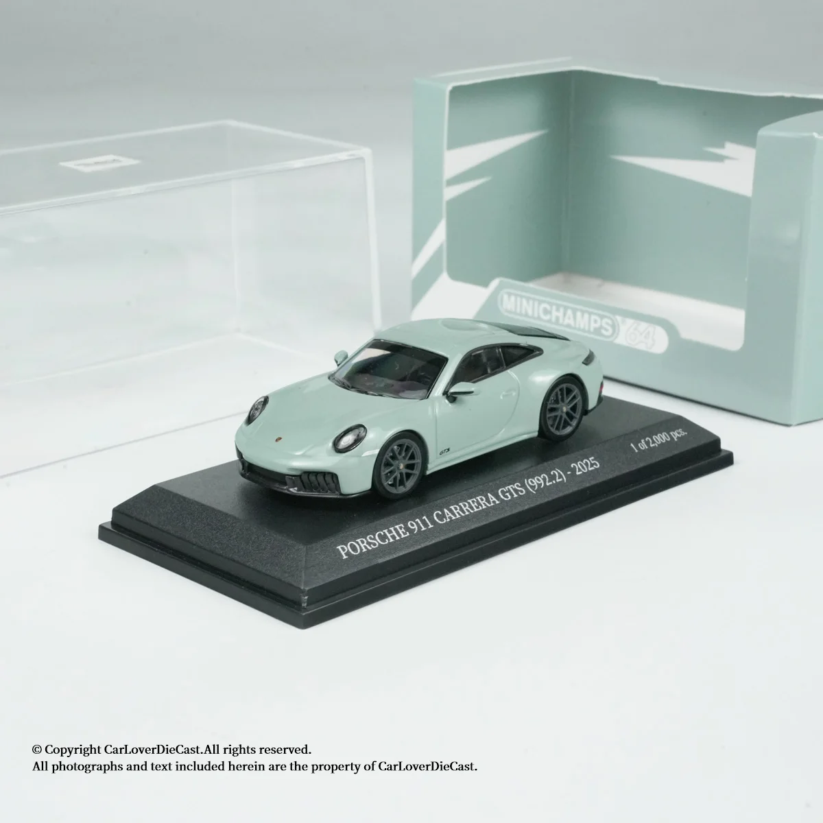 รถโมเดล Minichamps 1/64 ปอร์เช่ 911 (992.2) คาร์เรร่า หลายสี ของตกแต่งห้อง ของสะสม รถจำลอง ของขวัญสำหรับเด็กผู้ชาย