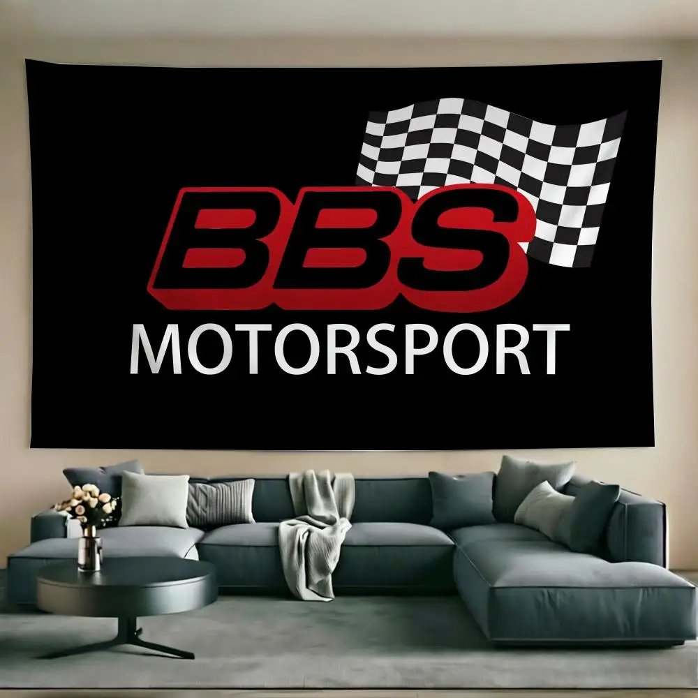 Fashion Classic Stylish B-BBS FLAG Tapestry Soft Tapestry Wall Hanging Decor for Daily Living Home Room Bedroom
