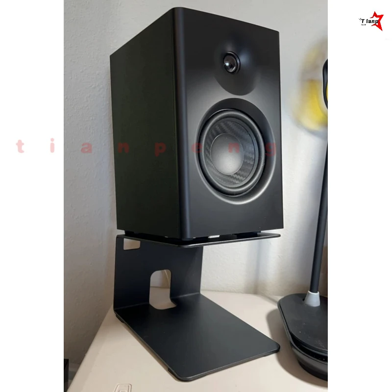 Support de haut-parleur de bureau WYORESY pour Edifier A80 G2000 S880MKII pour Yamaha HS5, en acier au carbone anti-vibration Support de haut-parleur de bureau WYORESY pour Edifier A80 G2000 S880MKII pour Yamaha HS5, en acier au carbone anti-vibration