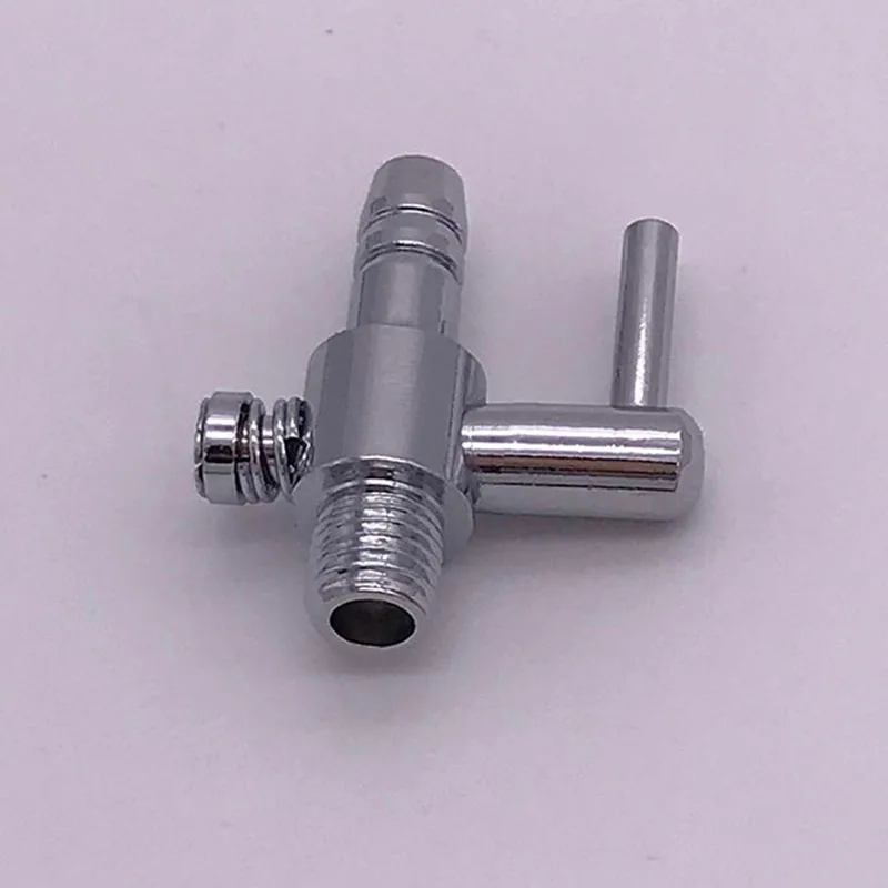 1pc 4mm Stainless Steel Aquarium Control Valve Air Pump Accessory Stainless Steel Aquarium Tank Air Pump Air Flow Tube Pipe Line