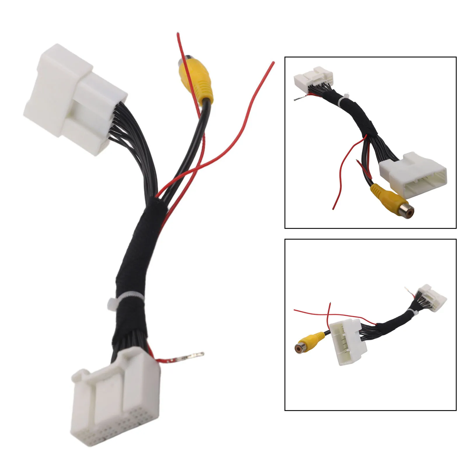 30Pin 12V Car Rearview Camera Adapter Wire For Toyota For Corolla For RAV4 For Highlander Rear View Camera Cables