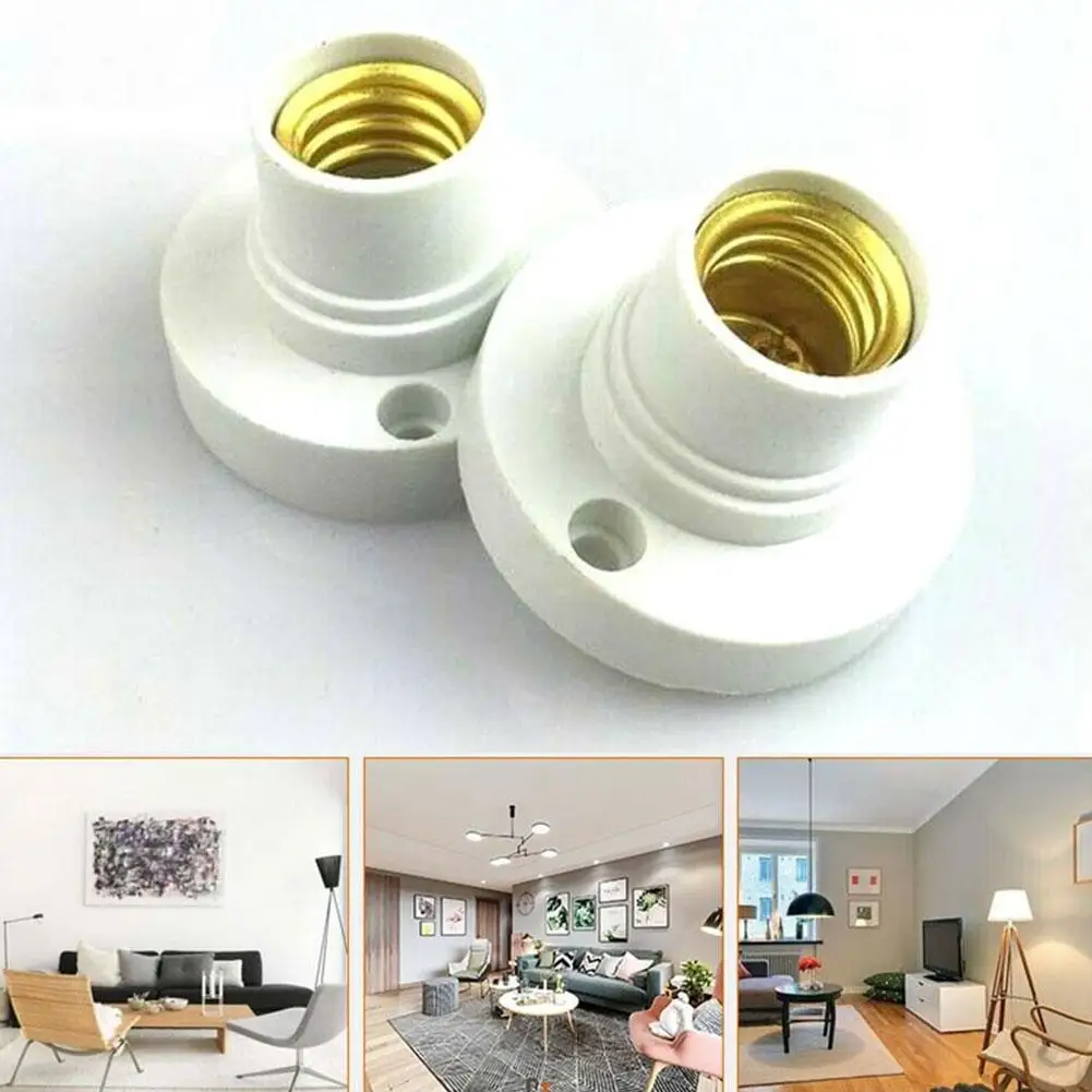 1PCS NEW Screw Lamp Base E14 Lamp Holder Socke Base Light Bulb Socket Holder Adapter Small Screw Led Lighting Head Base Socket