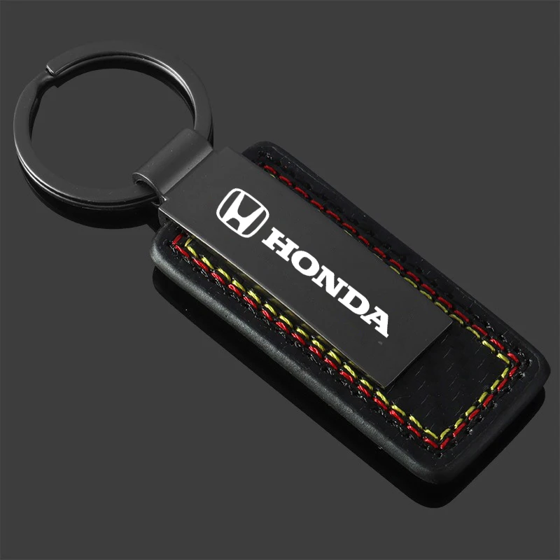 Porte-clés de voiture avec logo, 3 couleurs, cadeaux pour Honda Civic Fit Accord CRV Spirior GIENIA Odyssey CITY Envix diversifier XNV