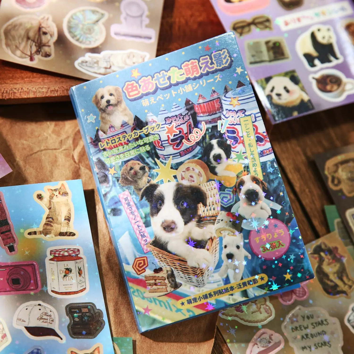 

Книга наклеек серии Cute Pet Shop, в стиле ретро Showa, с тематикой домашних животных, винтажный стиль игрушек, материалы для DIY, декоративный коллаж для дневника