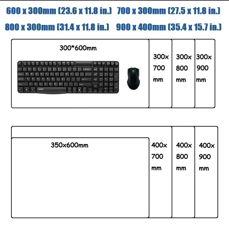 Custom Gaming Mouse Pad Customized Mouse Pad Print Diy Non-Slip Large Playmat Size Gamer Office Keyboard Pad Personalized Gift