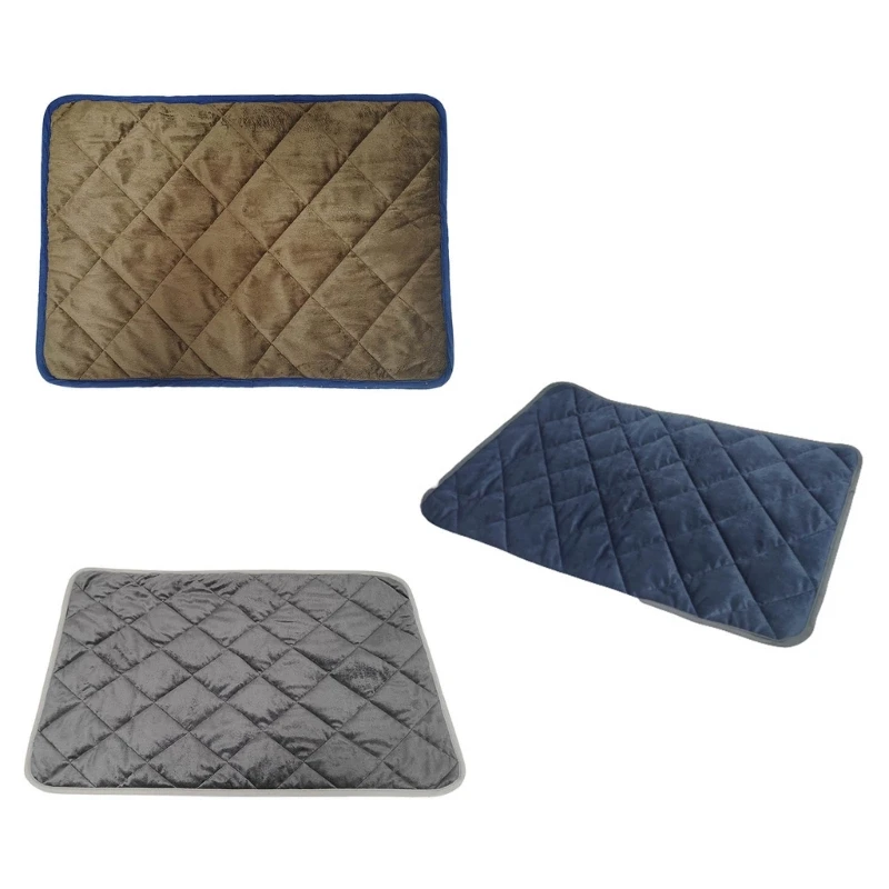 D0AD Pet Dogs Bed Dog Bed Mats Thermal Pad Self Warming Mats Bed Pad for Doggy Safety Mats Pregnant Dog Kennel Pads