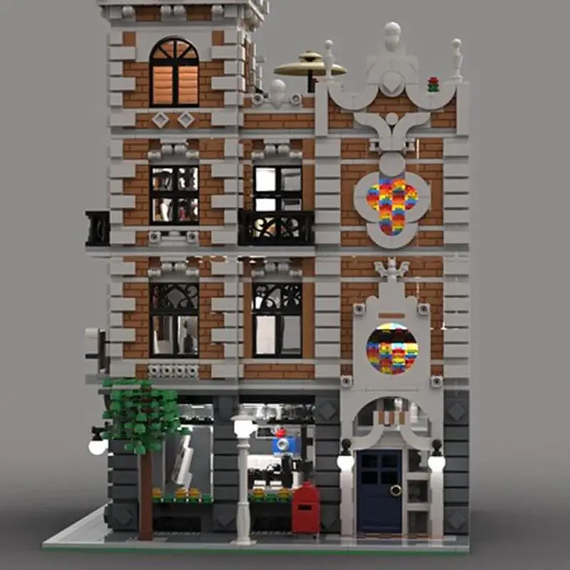 

MOC-75297 Photo Studio Modular City Street ViewBuilding Blocks Apartment DlY AssemblyConstruction Children Toys birthday Gifts