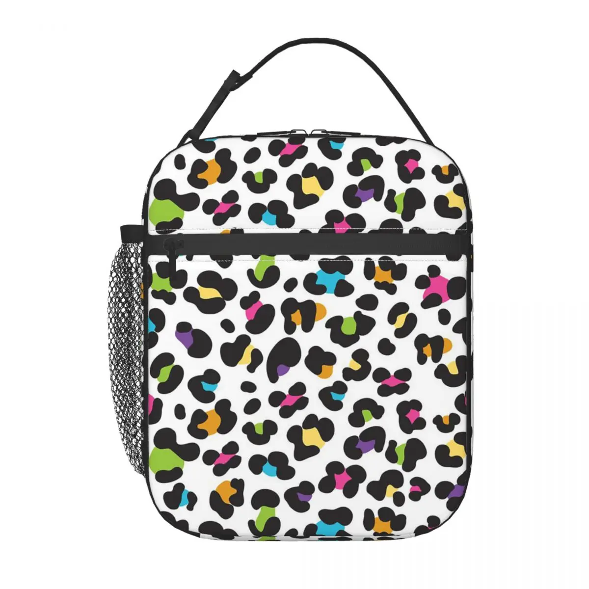 

Оранжевая термосумка для обедов с леопардовым принтом для женщин и детей, герметичные контейнеры для еды, термосумка-тоут