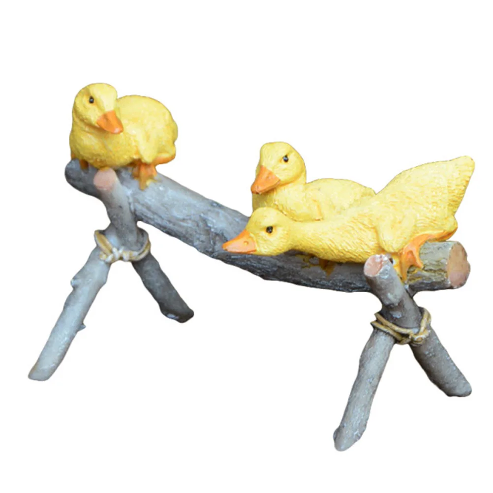 

Simulation Simulated Ornament Decorations Statue Ducks Synthetic Resin Garden
