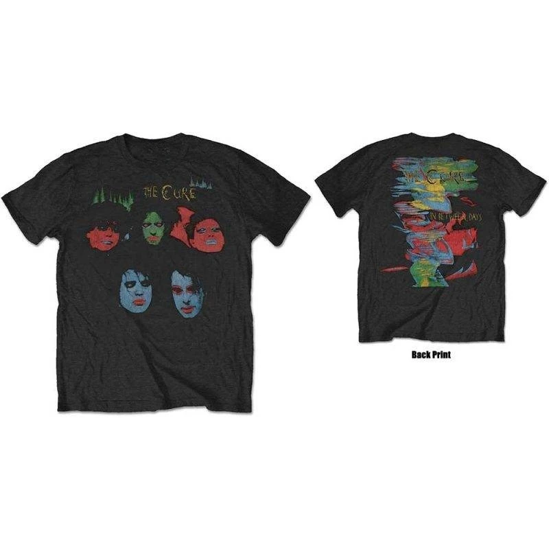 The Cure in Between Days Print Cotton T-Shirt Gothic Post Punk Streetwear Unisex Crew Neck Short Sleeve Tee
